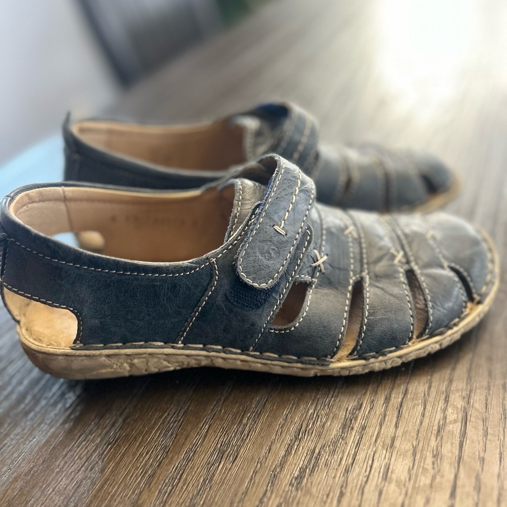 Josef Sabel sandals Rosalie 45 leather fisherman vacation‎ minimalist staple